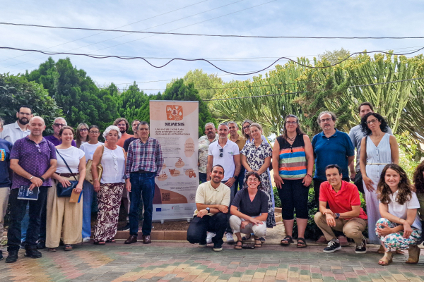 The team of the ReSoilMed LL at the kick-off event in Murcia, Spain